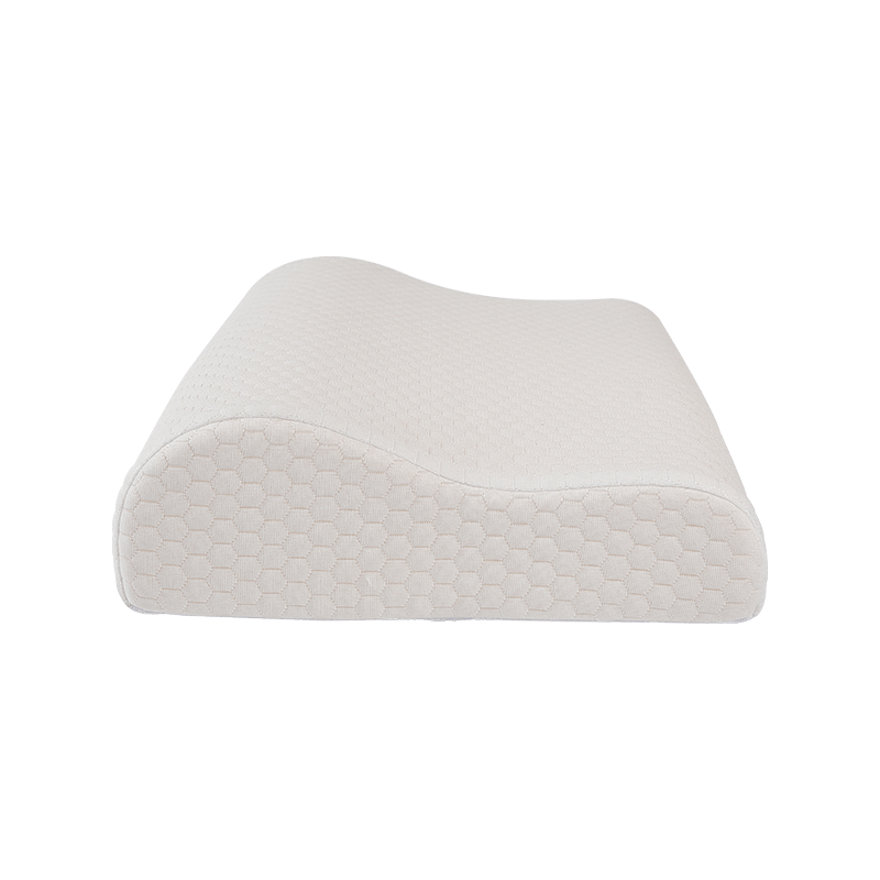 Almohada de espuma viscoelástica con forma de onda Cervical para dormir de contorno, almohadas para dormir con soporte para el cuello