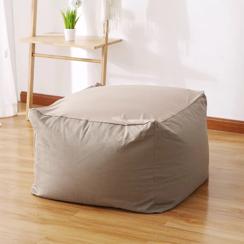 Sofá perezoso sin imprimir, buen producto, bolsa de frijoles, tatami, estilo japonés, sala de estar, dormitorio, sofá individual, silla, bolsa de frijoles, apartamento pequeño