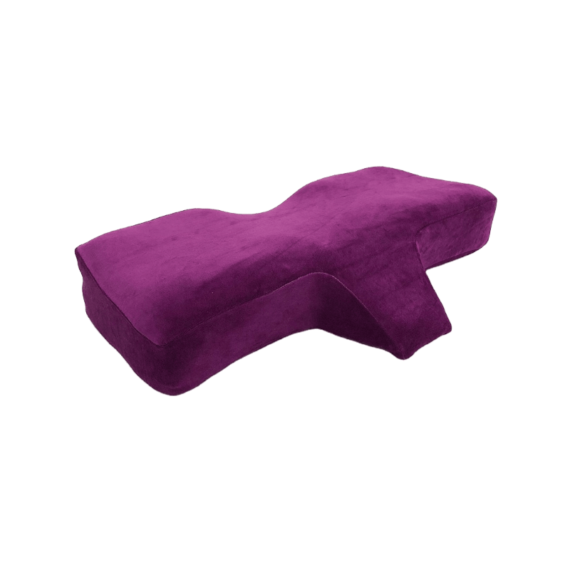 Almohada de extensión de pestañas de espuma viscoelástica de alta calidad, curva ergonómica, mejora las almohadas para dormir, reposacabezas cóncavo, almohada de soporte para el cuello