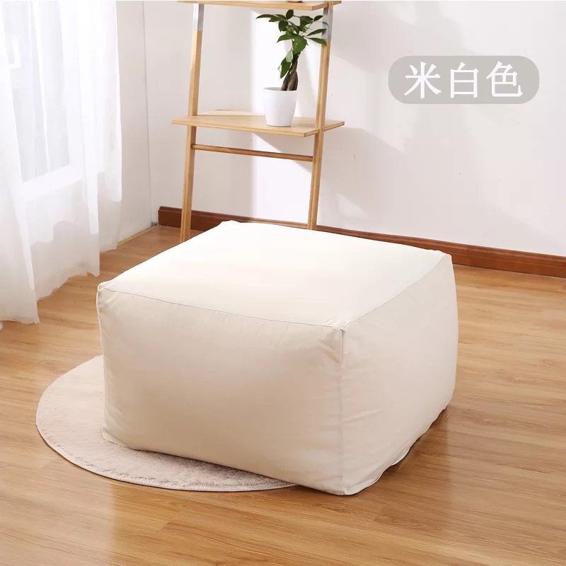 Sofá perezoso sin imprimir, buen producto, bolsa de frijoles, tatami, estilo japonés, sala de estar, dormitorio, sofá individual, silla, bolsa de frijoles, apartamento pequeño