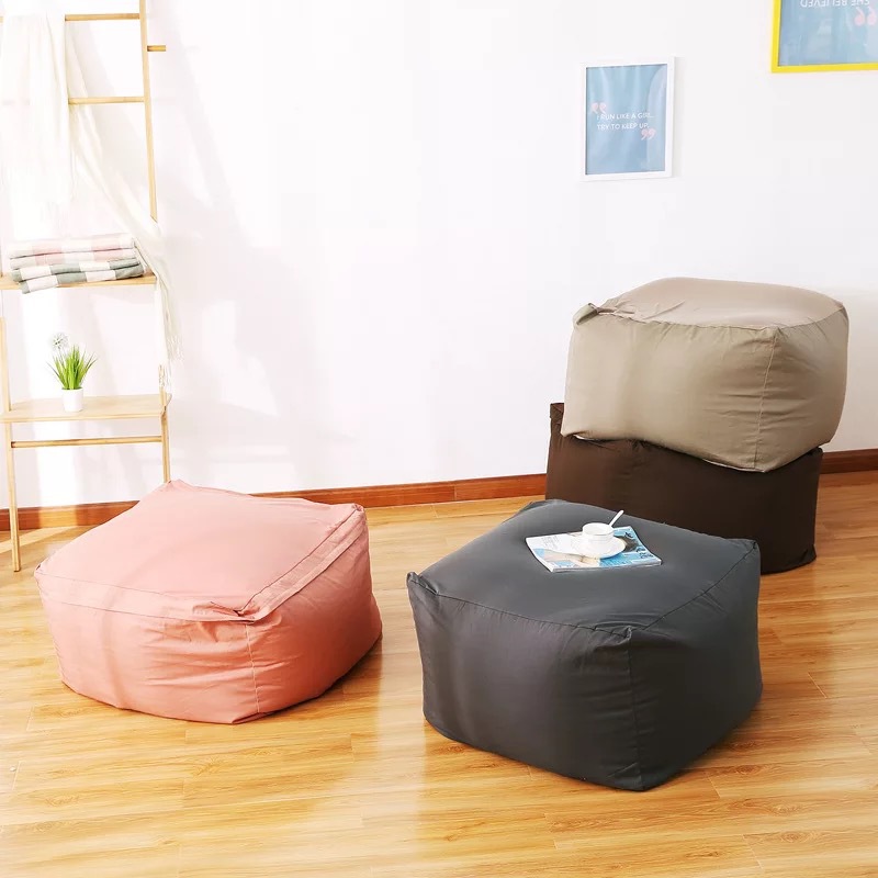 Sofá perezoso sin imprimir, buen producto, bolsa de frijoles, tatami, estilo japonés, sala de estar, dormitorio, sofá individual, silla, bolsa de frijoles, apartamento pequeño