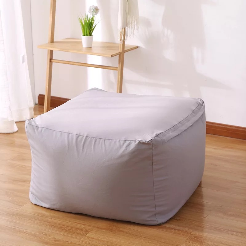 Sofá perezoso sin imprimir, buen producto, bolsa de frijoles, tatami, estilo japonés, sala de estar, dormitorio, sofá individual, silla, bolsa de frijoles, apartamento pequeño