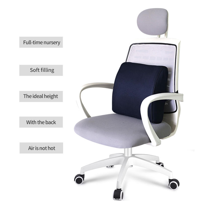 2022 alta calidad postura ergonómica memoria espuma espalda Lumbar soporte almohada cojín para silla de oficina/asiento de coche
