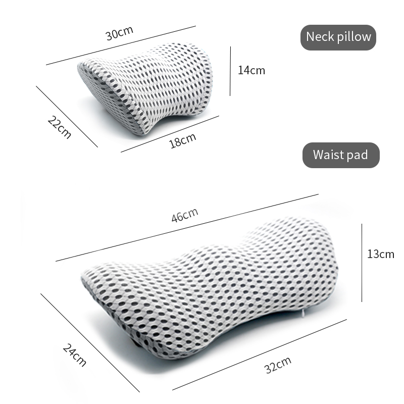 Espuma viscoelástica para reposacabezas de coche, suministros para coche, almohada para coche, almohada para el cuello, cojín para asiento de coche, almohada para el cuello, almohada para el cuello