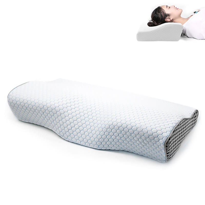 Funda interior de almohada de alta calidad 2021, funda de tela Tencel, contorno ortopédico, espuma viscoelástica Cervical, almohada de soporte para el cuello para dormir