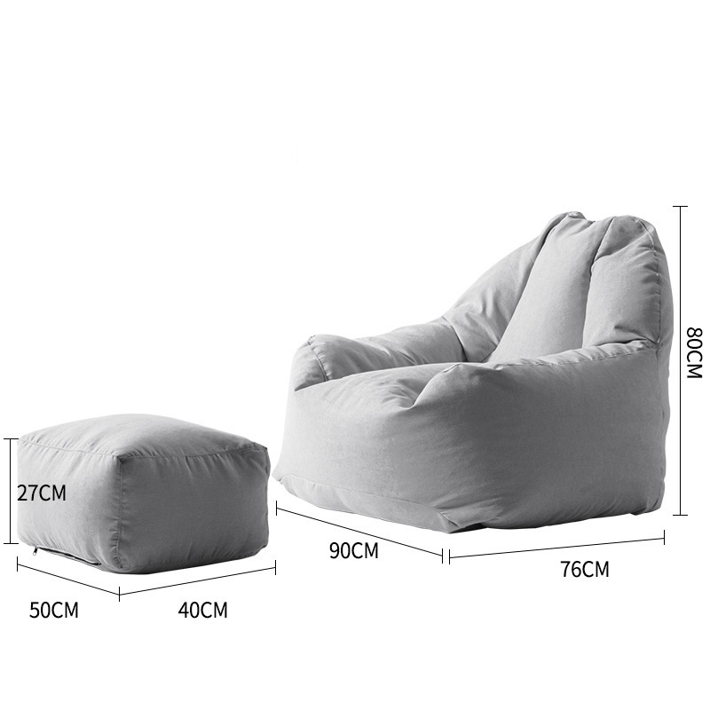 Big Shell Lazy Sofa Creative Bean Bag Silla de ocio de alto valor Envío de una pieza