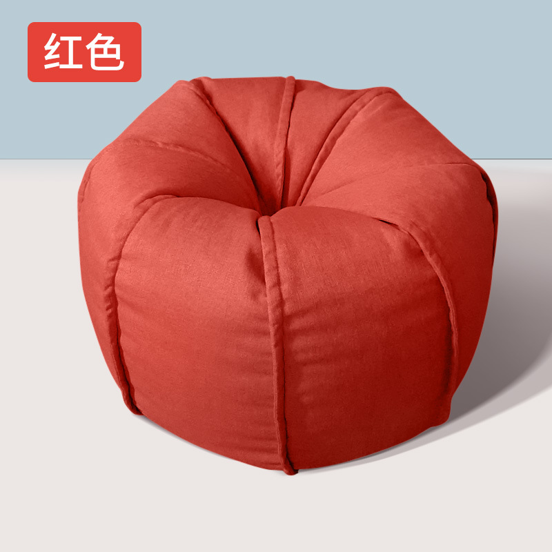 Lazy sofa bean bag tatami forma de melón linda chica corazón pequeño sofá dormitorio individual red sillón reclinable rojo