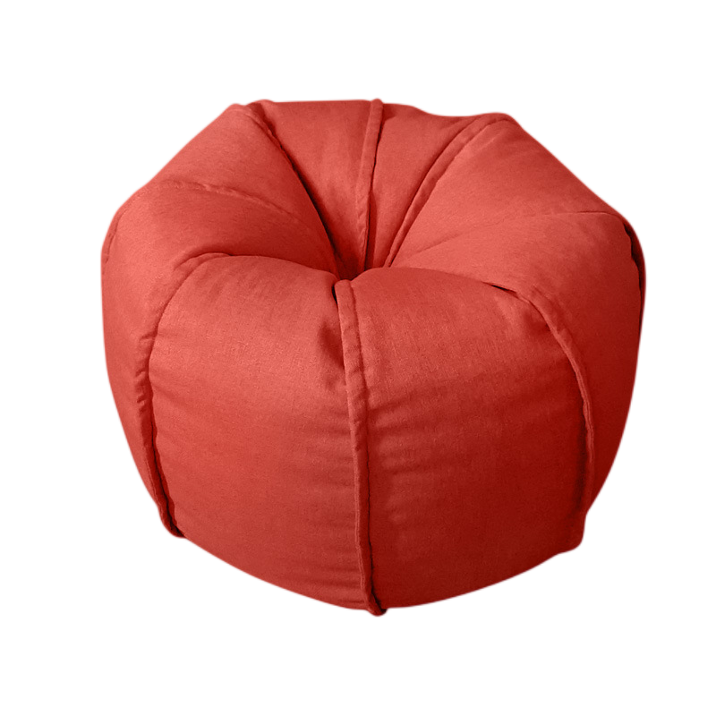 Lazy sofa bean bag tatami forma de melón linda chica corazón pequeño sofá dormitorio individual red sillón reclinable rojo