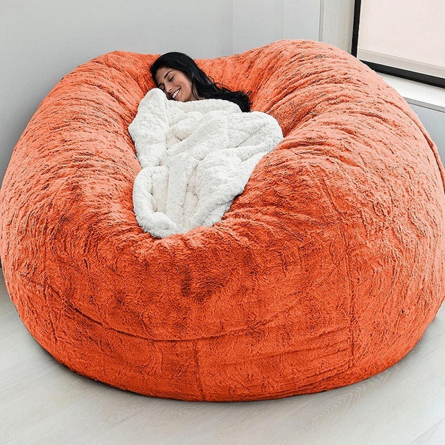 Lazy sofa bean bag piel artificial bean bag bean bean sofa puede ser una fuente transfronteriza de ventas directas de fábrica