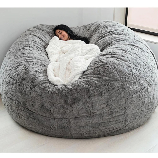 Lazy sofa bean bag piel artificial bean bag bean bean sofa puede ser una fuente transfronteriza de ventas directas de fábrica