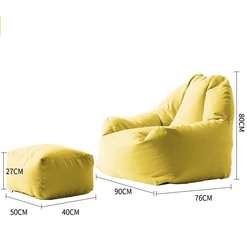 Big Shell Lazy Sofa Creative Bean Bag Silla de ocio de alto valor Envío de una pieza