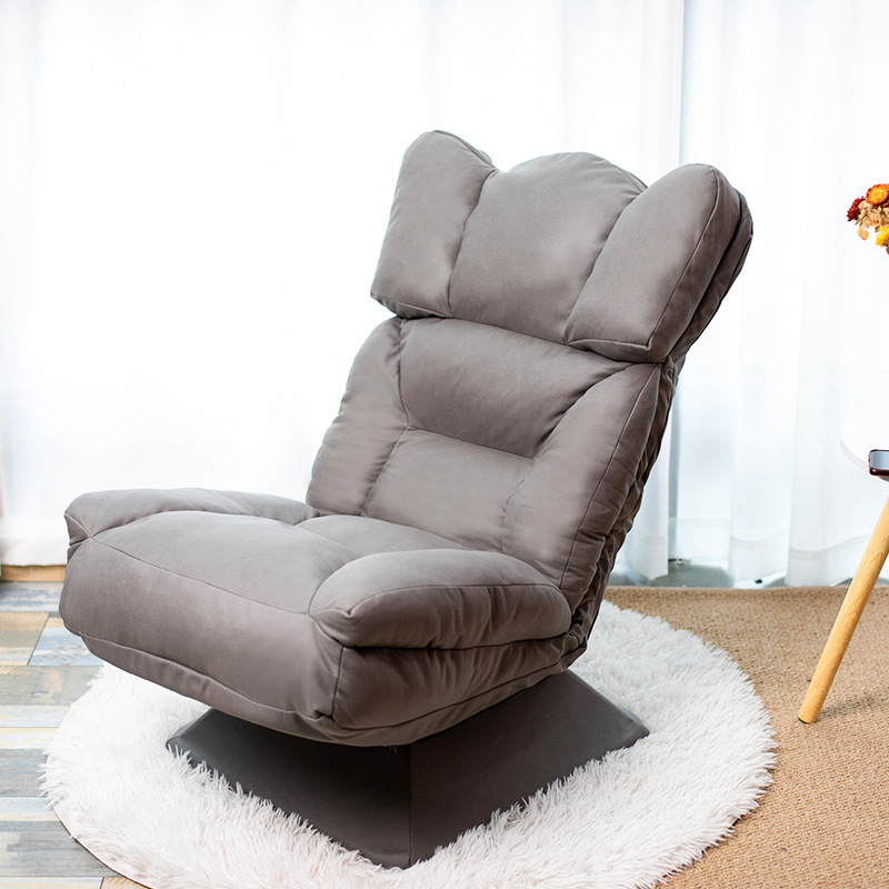 Pequeño apartamento e-sports moon chair balcón tatami dormitorio de ocio reclinable individual sofá perezoso se puede plegar y girar