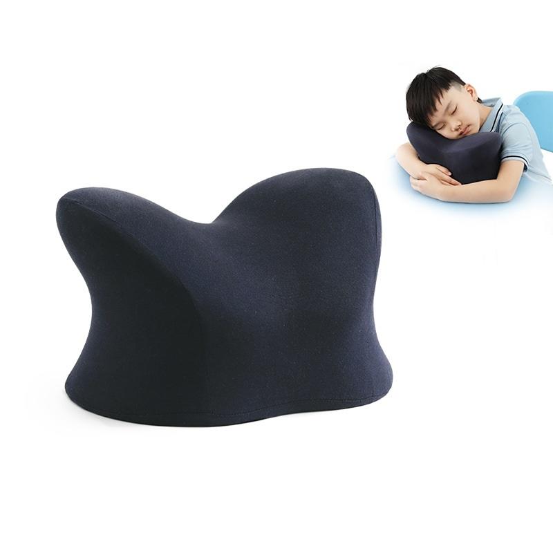 Almohada de siesta para estudiantes de espuma viscoelástica de rebote lento, almohada para siesta, almohada para el cuello, almohada para el cuello