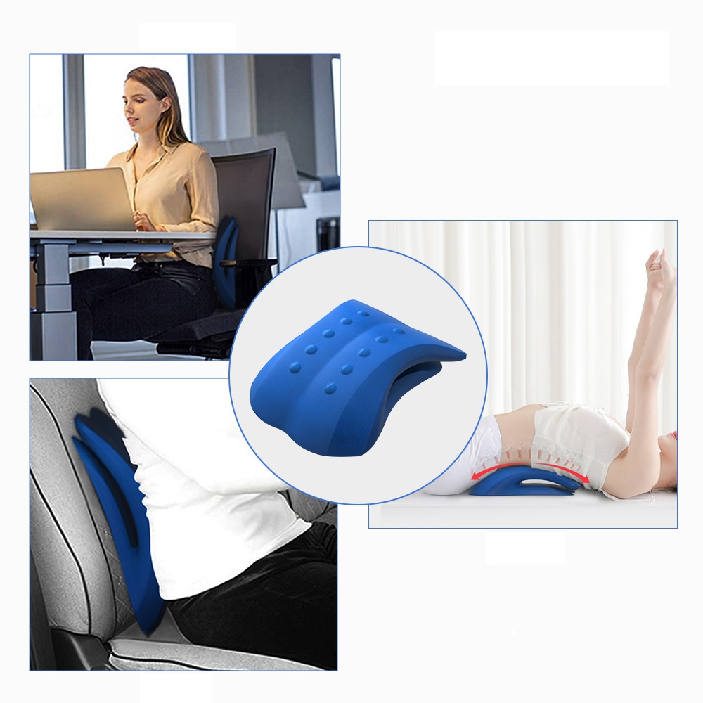 Soporte lumbar de tracción Sion, calentador lumbar elástico transfronterizo, masaje cervical, soporte lumbar de oficina para coche