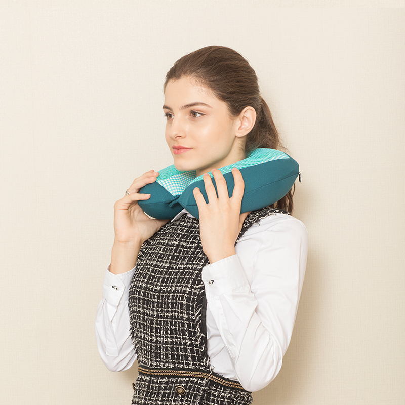 Reposacabezas de la almohada del cuello de la siesta del viaje de la memoria ligera del gel