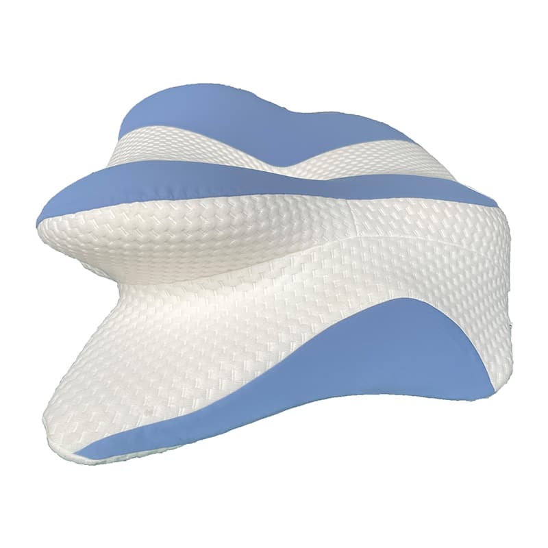 Almohada de tracción con soporte cervical en forma de mariposa, almohada de tracción para dormir de lado multifuncional ergonómica de espuma viscoelástica